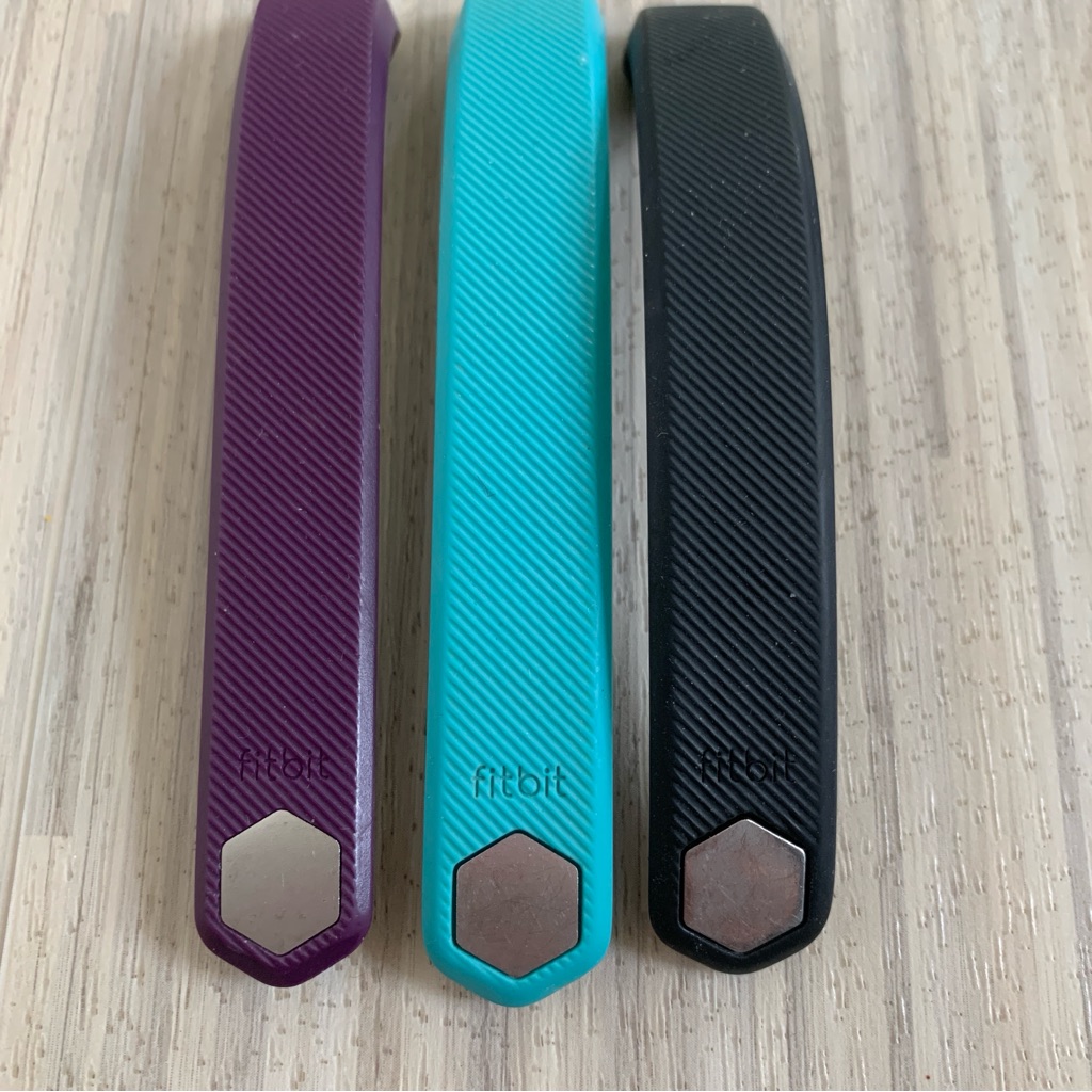 3 Fitbit Brand Bands  For Fitbit Alta And Fitbit Alta Hr Size Small Euc